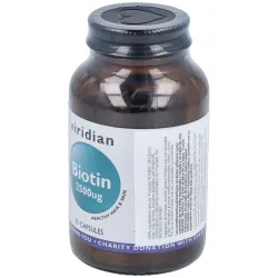 Viridian biotina 2500 ug 90caps | Farmacia Barata