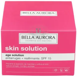 Bella aurora skin solution age solution crema día anti-arrugas reafirmante piel normal-seca 50ml
