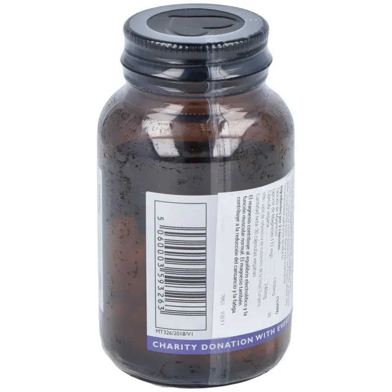 Viridian taurato magnesio 30caps | Farmacia Barata