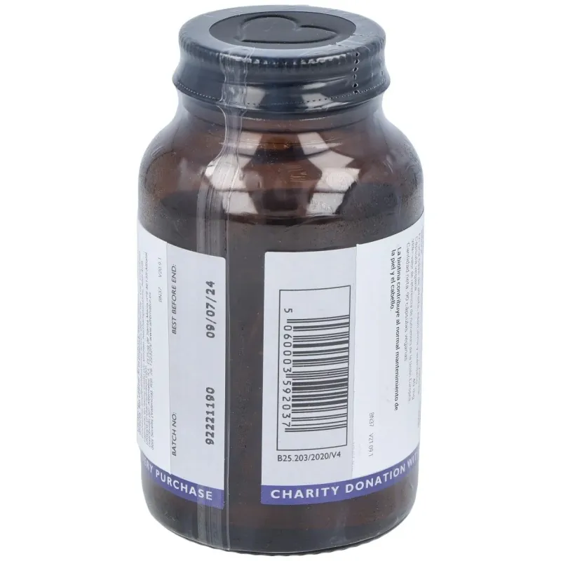 Viridian biotina 2500 ug 90caps | Farmacia Barata