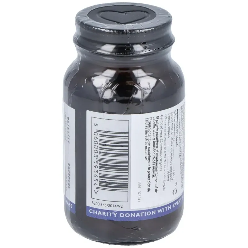 Viridian selenio 200 ug 30cáps | Farmacia Barata
