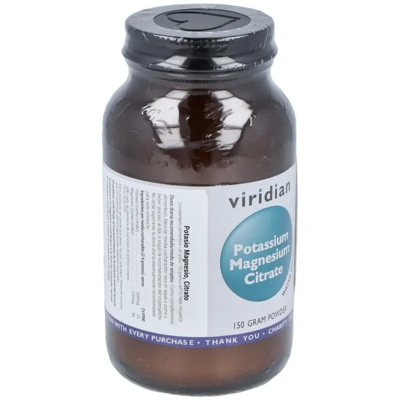 Viridian potasio magnesio citrato polvo 150g | Farmacia Barata Viridian potasio magnesio citrato polvo 150g | Farmacia Barata