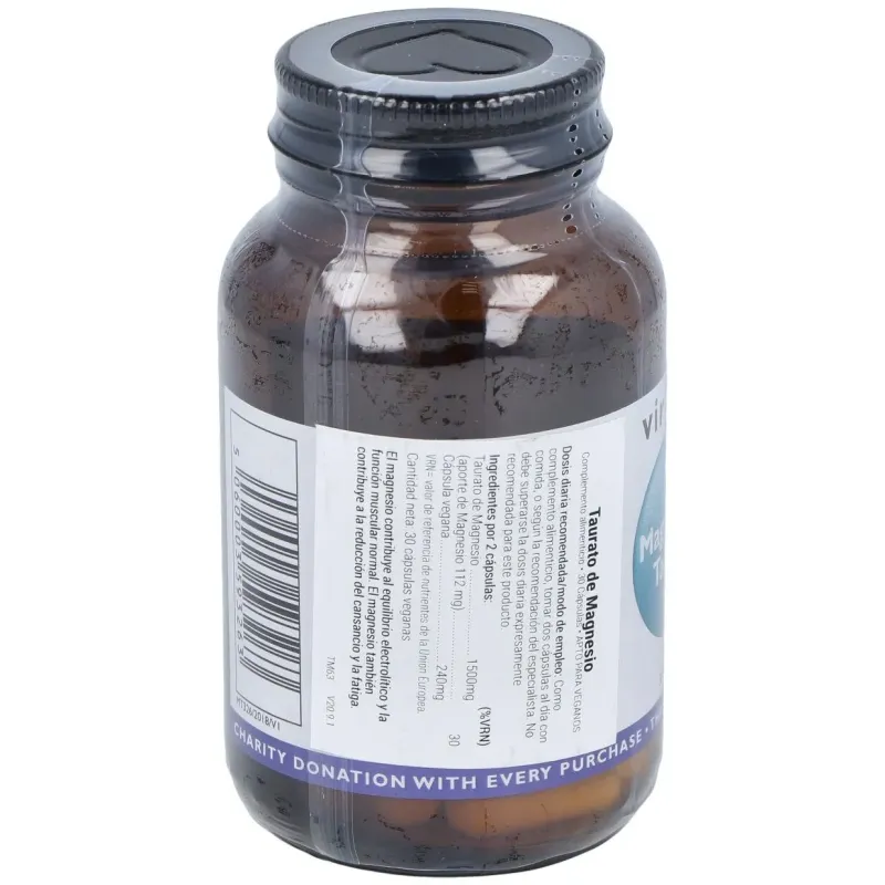 Viridian taurato magnesio 30caps | Farmacia Barata