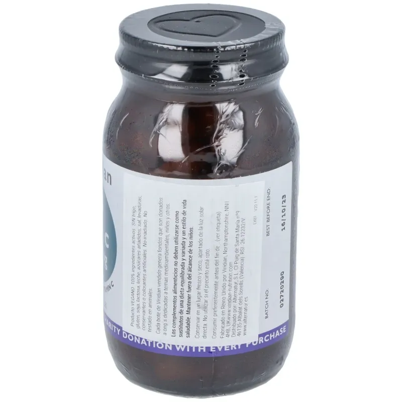 Viridian vitamina extra c 950mg 90caps | Farmacia Barata