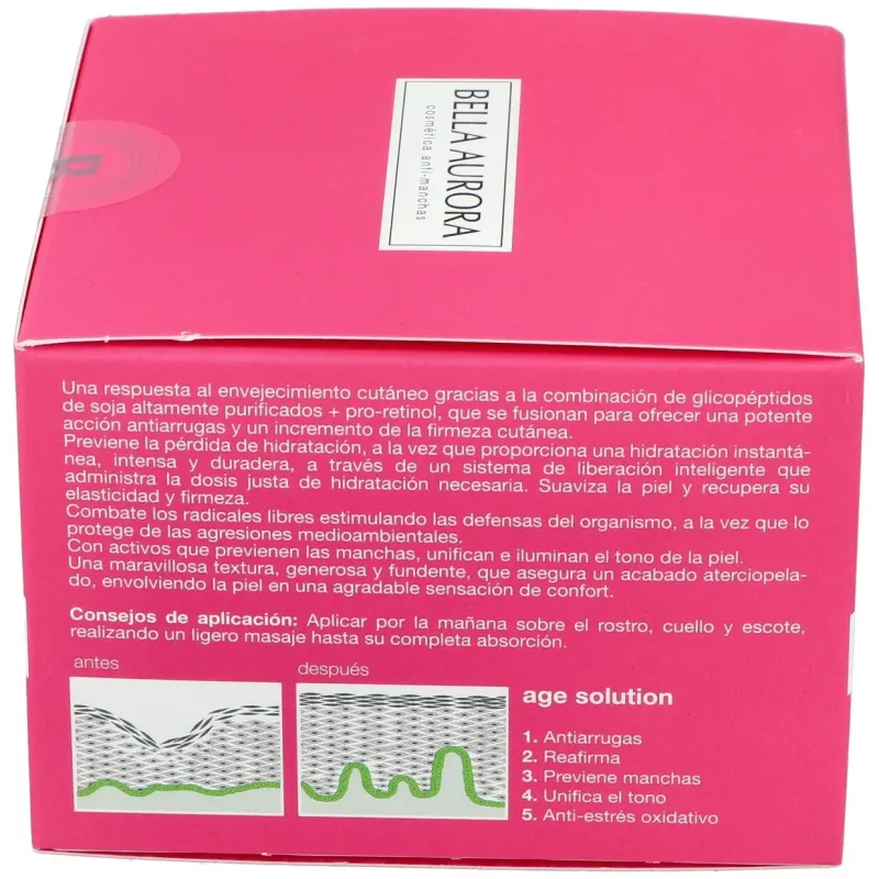 Bella aurora skin solution age solution crema día anti-arrugas reafirmante piel normal-seca 50ml | Farmacia Barata