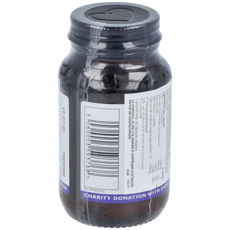 Viridian beta glucano 250mg plus vit c d y zinc 30caps | Farmacia Barata