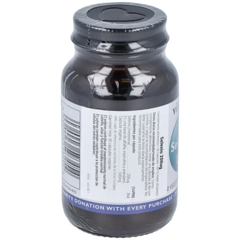 Viridian selenio 200 ug 30cáps | Farmacia Barata