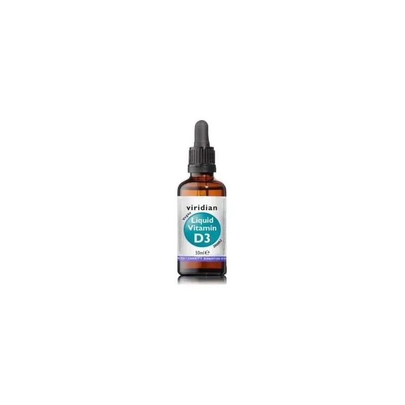 Viridian vitamina d3 líquida vegana 2000iu 50ml | Farmacia Barata
