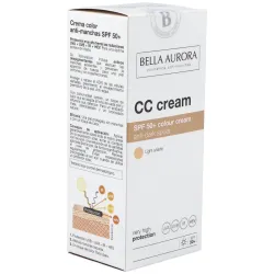 Bella aurora cc cream crema color anti-manchas spf50+ tono claro 30ml | Farmacia Barata Bella aurora cc cream crema color anti-manchas spf50+ tono claro 30ml | Farmacia Barata