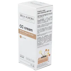 Bella aurora cc cream crema color anti-manchas spf50+ tono medio 30ml | Farmacia Barata Bella aurora cc cream crema color anti-manchas spf50+ tono medio 30ml | Farmacia Barata