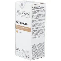 Bella aurora cc cream crema color anti-manchas spf50+ tono claro 30ml | Farmacia Barata Bella aurora cc cream crema color anti-manchas spf50+ tono claro 30ml | Farmacia Barata