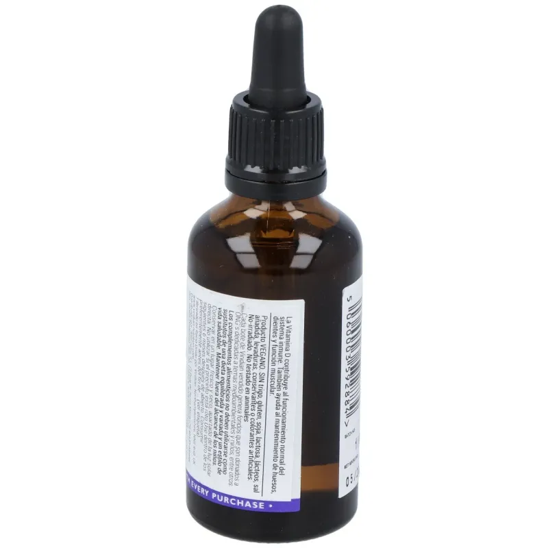 Viridian vitamina d3 líquida vegana 2000iu 50ml | Farmacia Barata