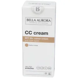 Bella aurora cc cream crema color anti-manchas spf50+ tono medio 30ml | Farmacia Barata Bella aurora cc cream crema color anti-manchas spf50+ tono medio 30ml | Farmacia Barata