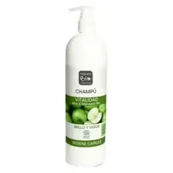 Naturabio cosmetics champu vitalidad aloe vera y manzana 740ml