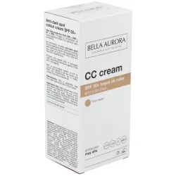 Bella aurora cc cream crema color anti-manchas spf50+ tono medio 30ml | Farmacia Barata Bella aurora cc cream crema color anti-manchas spf50+ tono medio 30ml | Farmacia Barata