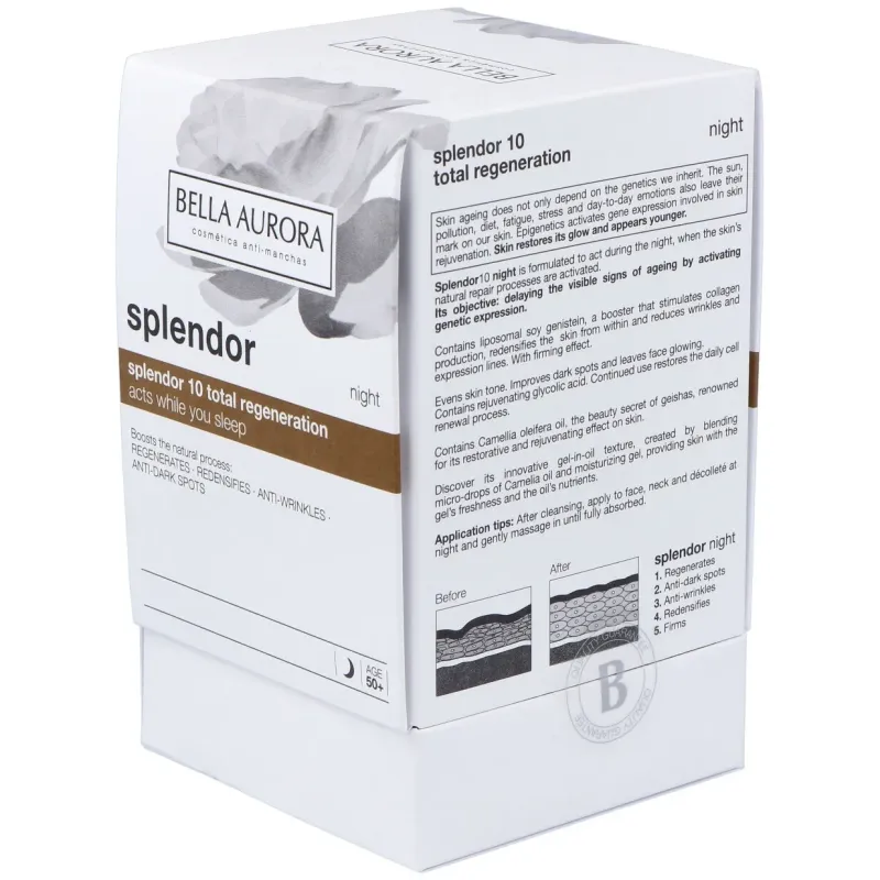 Bella aurora splendor10 noche tratamiento antiedad 50ml | Farmacia Barata Bella aurora splendor10 noche tratamiento antiedad 50ml | Farmacia Barata