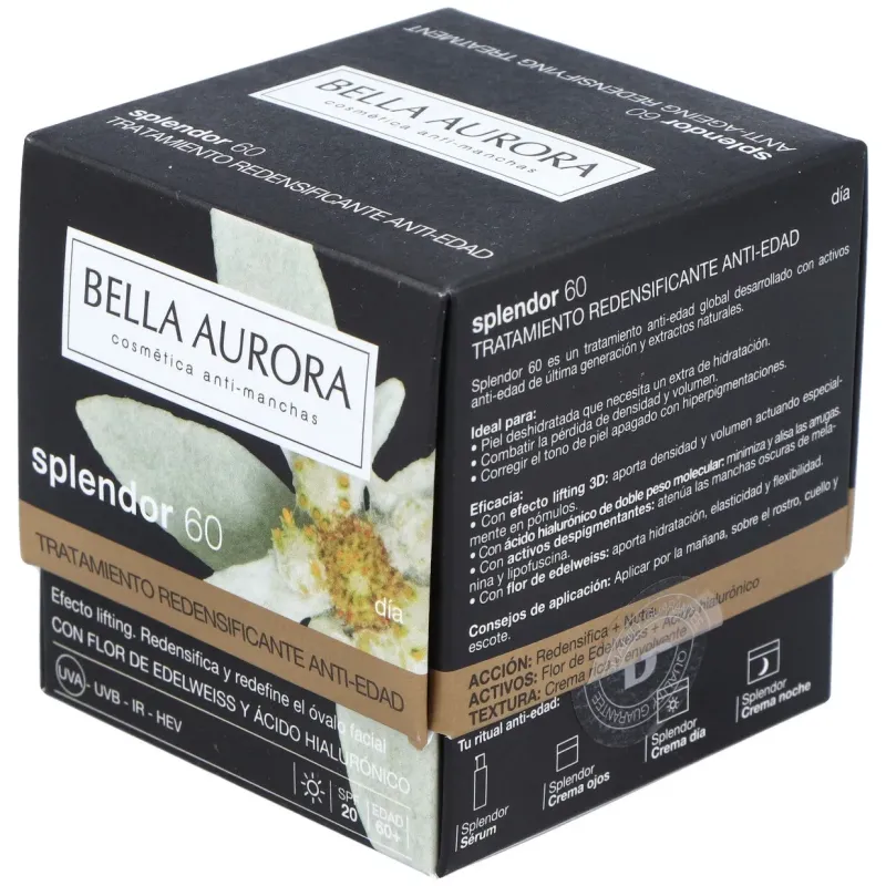 Bella aurora splendor 60 crema día anti-edad redensificante 50ml | Farmacia Barata Bella aurora splendor 60 crema día anti-edad redensificante 50ml | Farmacia Barata
