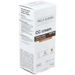 Bella aurora cc cream crema color anti-manchas spf50+ tono medio 30ml | Farmacia Barata Bella aurora cc cream crema color anti-manchas spf50+ tono medio 30ml | Farmacia Barata