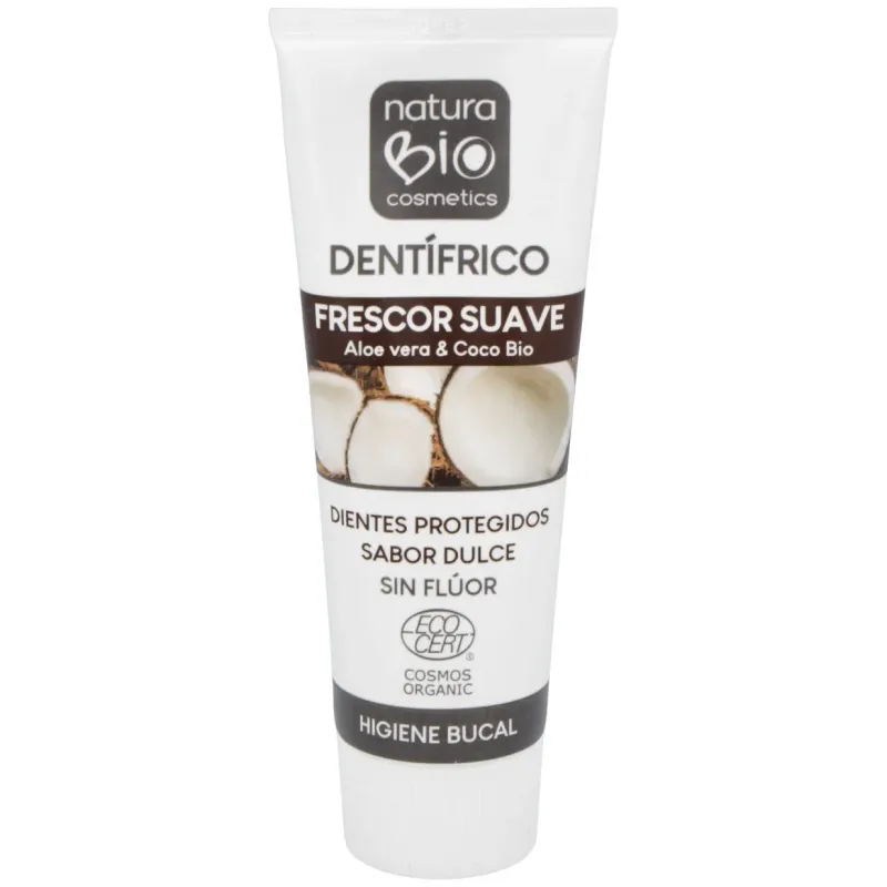 Naturabio cosmetics dentifrico frescor suave 75ml | Farmacia Barata