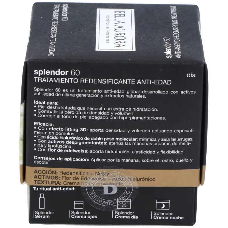Bella aurora splendor 60 crema día anti-edad redensificante 50ml | Farmacia Barata Bella aurora splendor 60 crema día anti-edad redensificante 50ml | Farmacia Barata