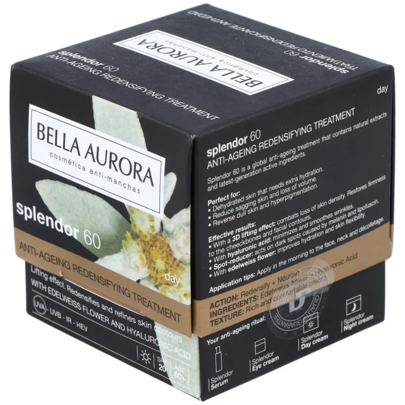Bella aurora splendor 60 crema día anti-edad redensificante 50ml | Farmacia Barata Bella aurora splendor 60 crema día anti-edad redensificante 50ml | Farmacia Barata