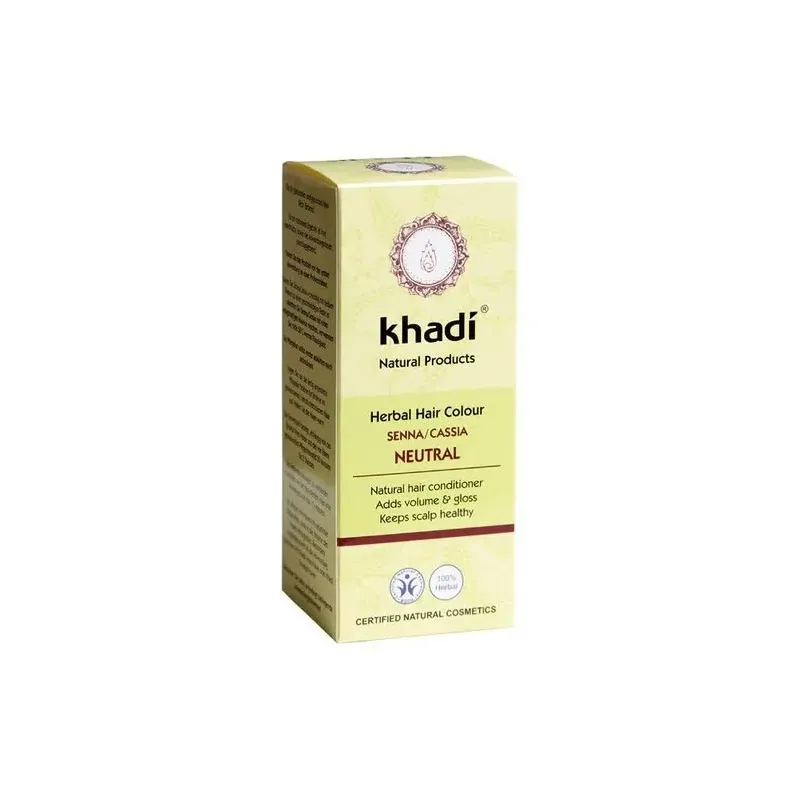 Khadi henna cassia neutra 100% pura 100g | Farmacia Barata Khadi henna cassia neutra 100% pura 100g | Farmacia Barata