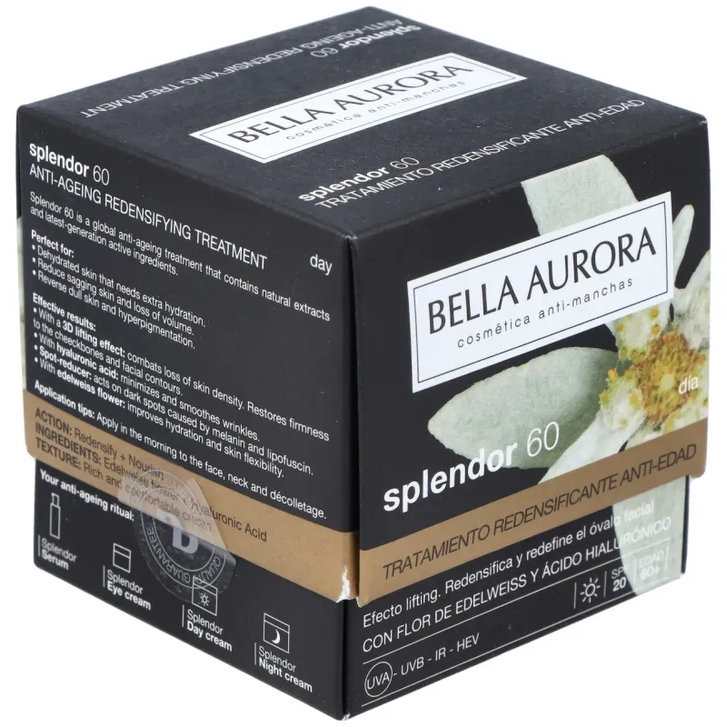 Bella aurora splendor 60 crema día anti-edad redensificante 50ml | Farmacia Barata Bella aurora splendor 60 crema día anti-edad redensificante 50ml | Farmacia Barata