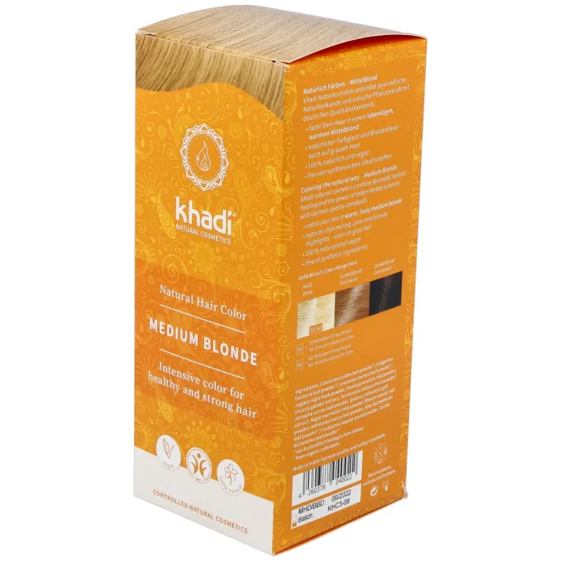 Tinte herbal color rubio medio 100gr. | Farmacia Barata
