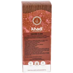 Khadi tinte castaño claro 100% veget 100g | Farmacia Barata