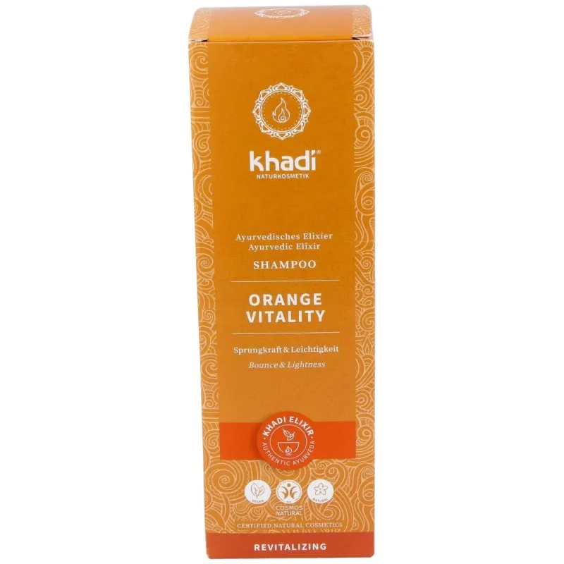 Khadi champú vitalidad naranja 200ml | Farmacia Barata