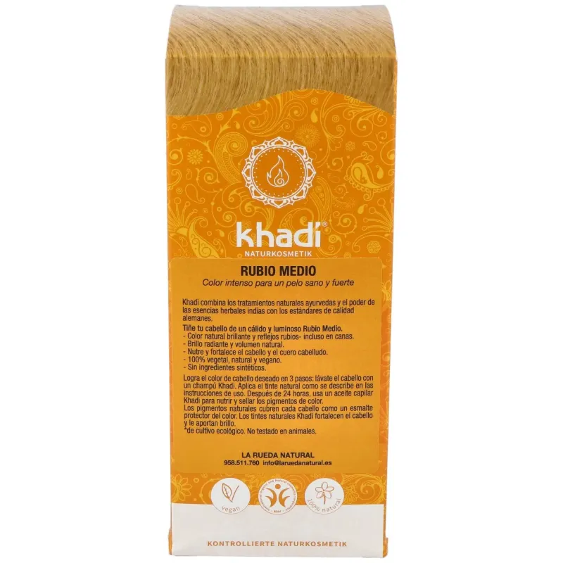 Tinte herbal color rubio medio 100gr. | Farmacia Barata