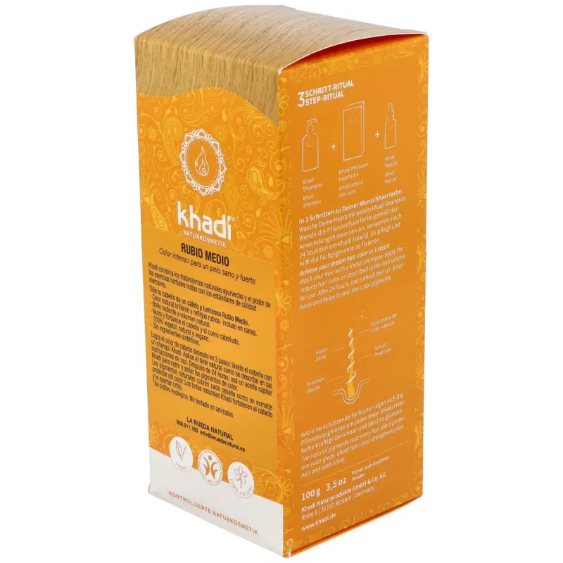 Tinte herbal color rubio medio 100gr. | Farmacia Barata
