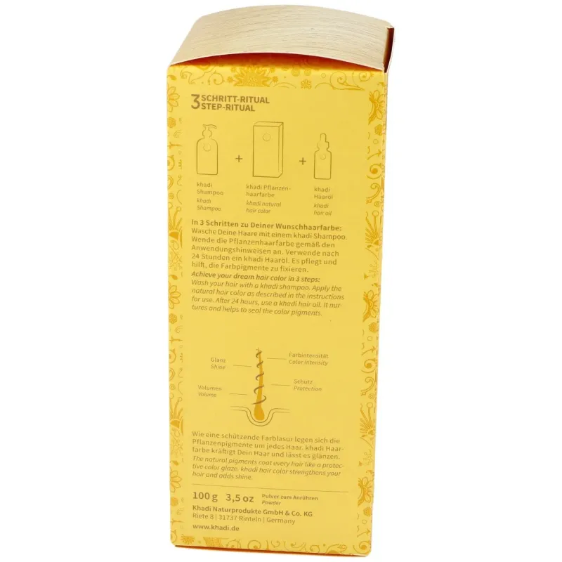 Tinte herbal color rubio toque dorado 100gr. | Farmacia Barata