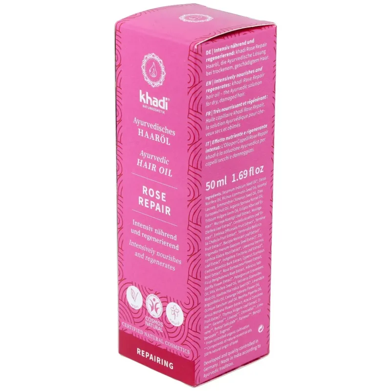 Aceite capilar rosa reparador cabello dañado 50ml. | Farmacia Barata