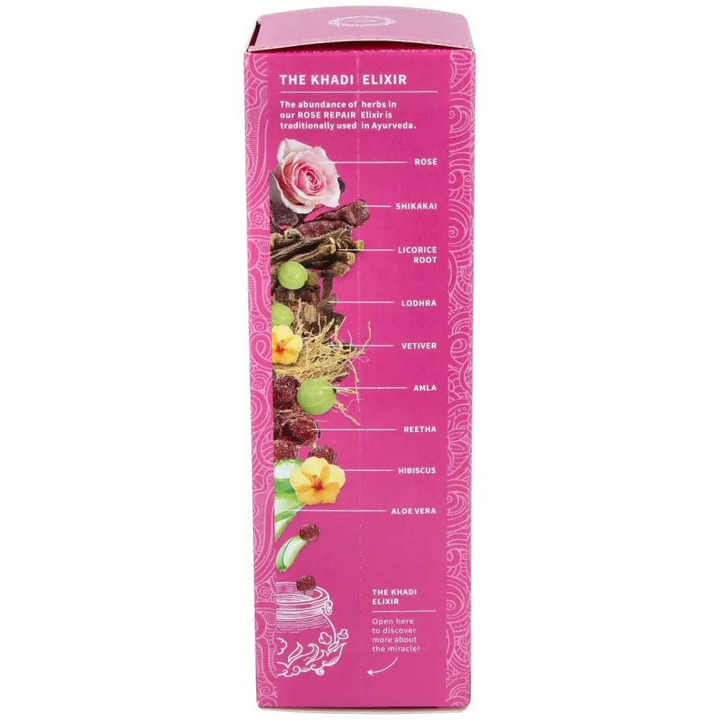 Khadi shampoo rose repair 200ml | Farmacia Barata