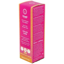 Khadi aceite capilar cuidado color 50ml | Farmacia Barata