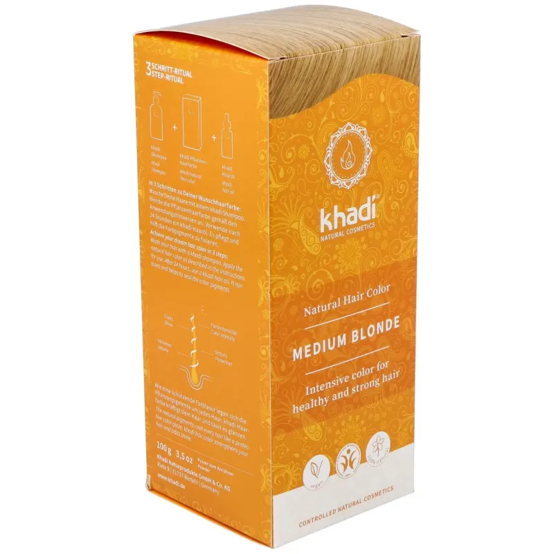 Tinte herbal color rubio medio 100gr. | Farmacia Barata