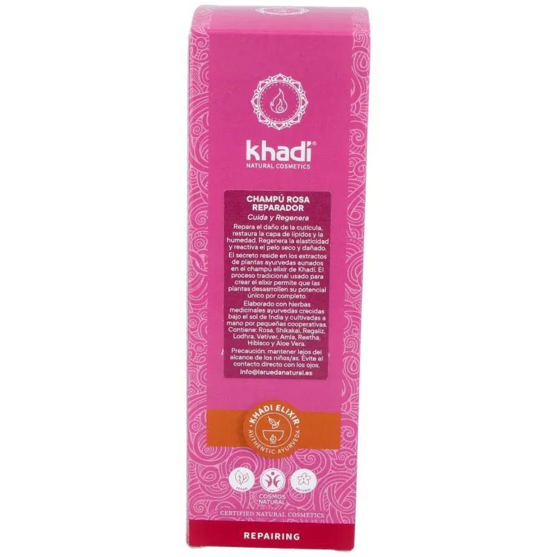 Khadi shampoo rose repair 200ml | Farmacia Barata