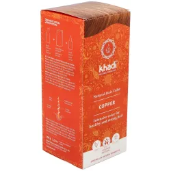 Khadi herbal color cobre brillante rubio y rojizo 100g | Farmacia Barata