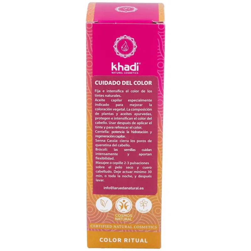 Khadi aceite capilar cuidado color 50ml | Farmacia Barata