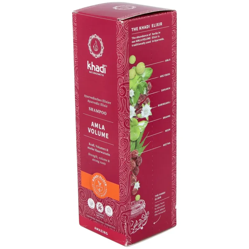 Khadi champu amla volumen 200ml | Farmacia Barata