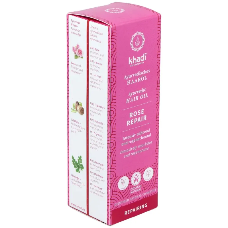 Aceite capilar rosa reparador cabello dañado 50ml. | Farmacia Barata