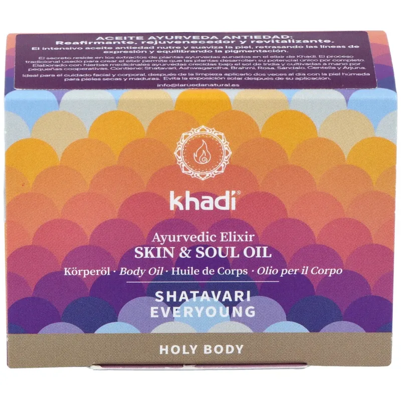 Aceite elixir ayurveda shatavari antiedad 10ml. | Farmacia Barata