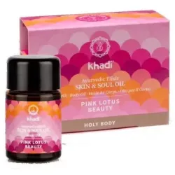 Khadi aceite elixir ayurveda loto rosado equilibrio 10ml