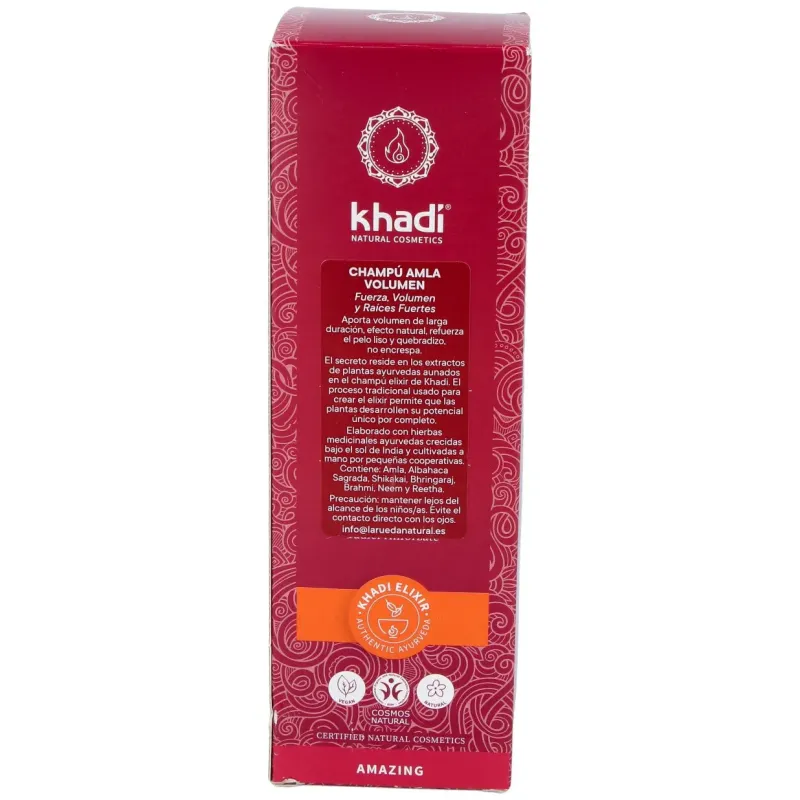 Khadi champu amla volumen 200ml | Farmacia Barata