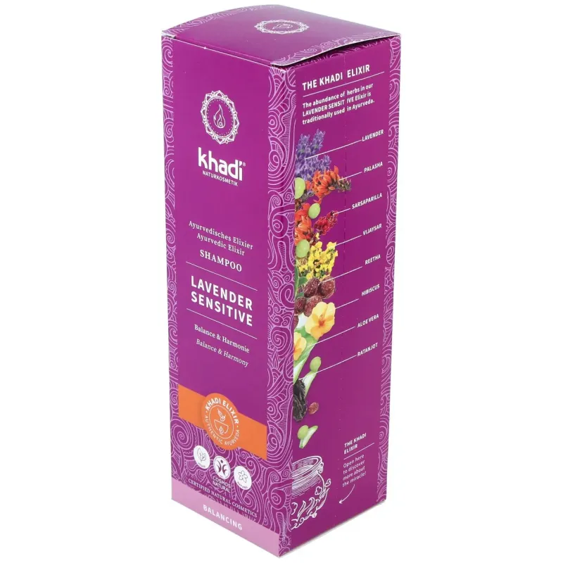 Khadi champú de lavanda para cabellos delicados 200ml | Farmacia Barata Khadi champú de lavanda para cabellos delicados 200ml | Farmacia Barata