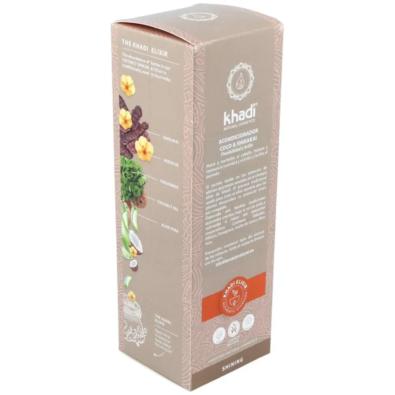 Khadi acondicionador coco shikakai 200ml | Farmacia Barata Khadi acondicionador coco shikakai 200ml | Farmacia Barata