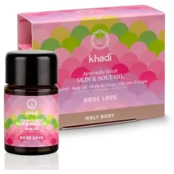 Khadi aceite elixir ayurveda rosa regenerante 10ml