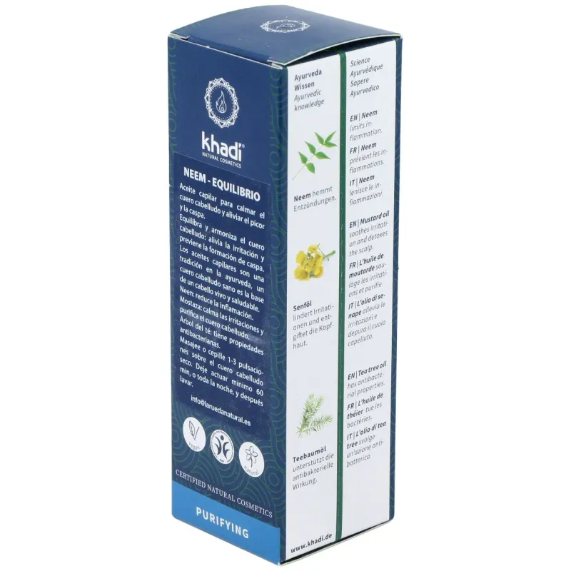 Aceite capilar neem equilibra cuero cabelludo 50ml | Farmacia Barata
