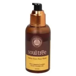 Soultree Gel Limpiador Facial de Rosas con Cúrcuma, 120 ml